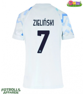 Inter Milan Piotr Zielinski #7 Bortatröja Kvinnor 2025-26 Kortärmad